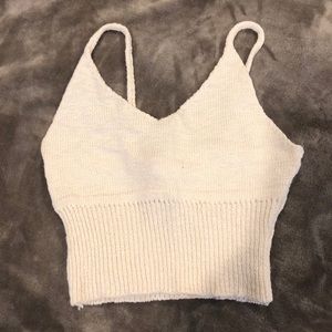Beige crop top!